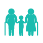 Senior en famille