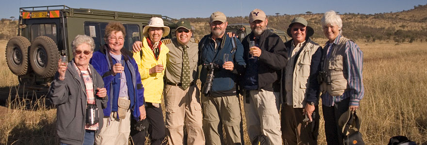 Voyage senior au safari